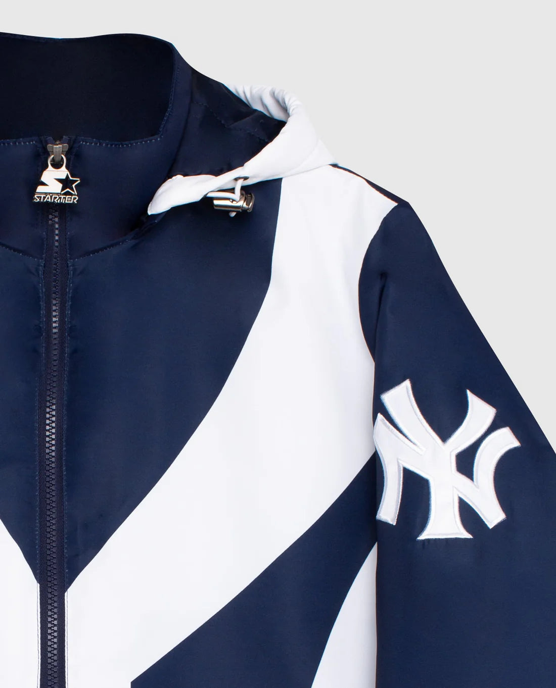 Chaqueta de Nylon con Capucha y Cremallera Completa de los New York Yankees
