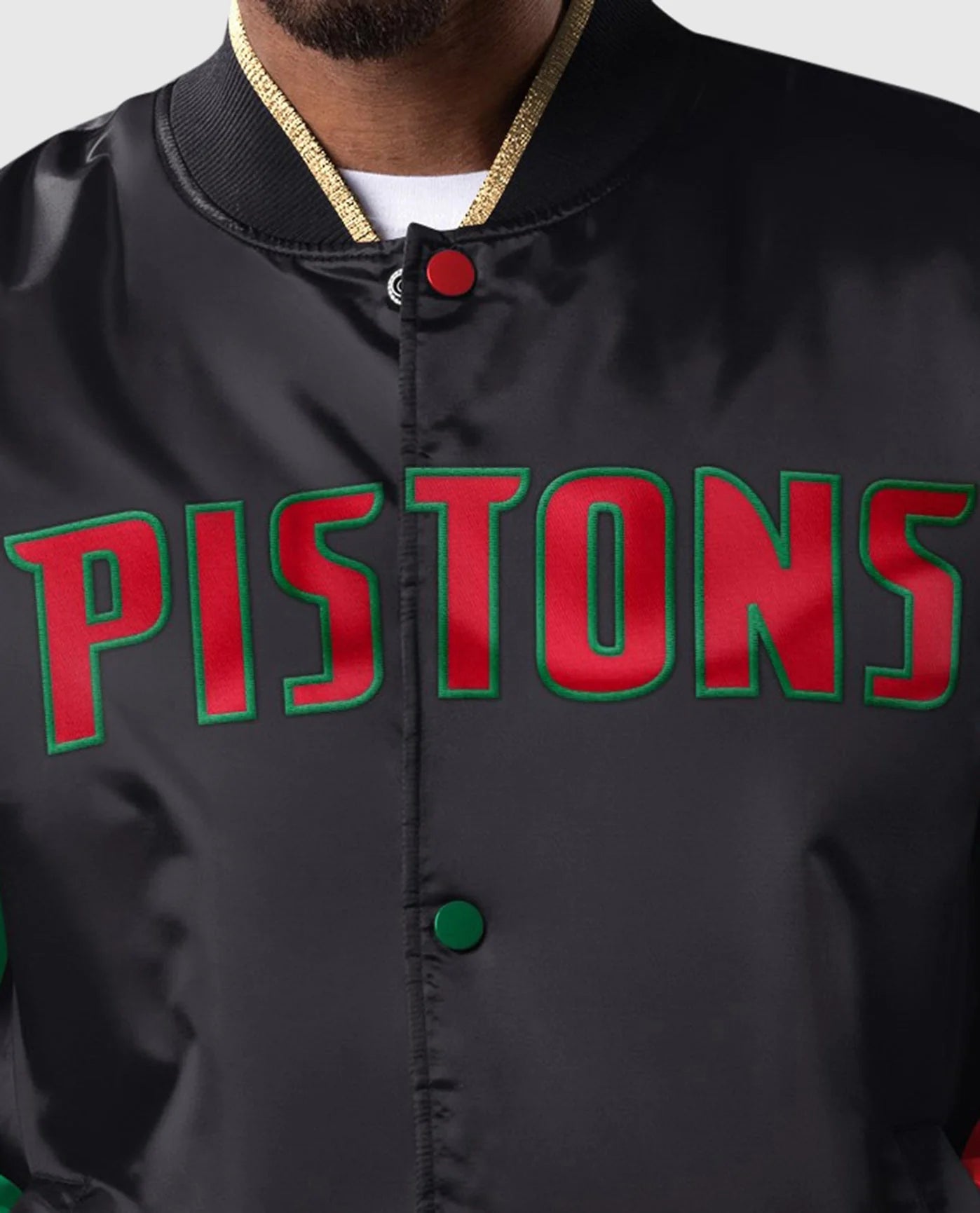 Chaqueta Detroit Pistons Mes de la Historia Negra x Ty Mopkins