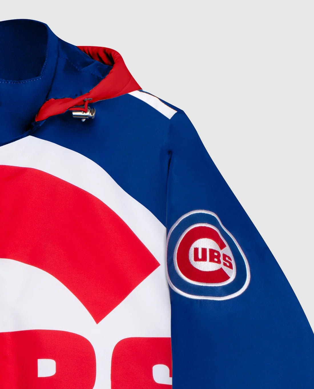 Chaqueta de Nylon con Capucha y Cremallera Completa de los Chicago Cubs