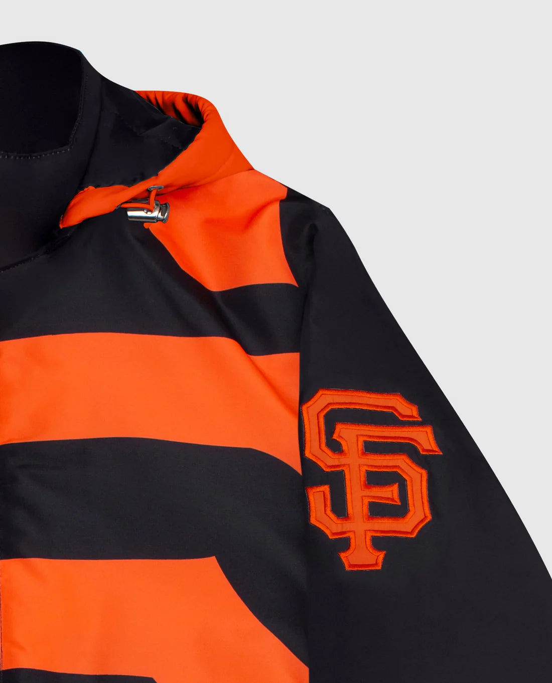 Chaqueta de Nylon con Capucha y Cremallera Completa de los San Francisco Giants