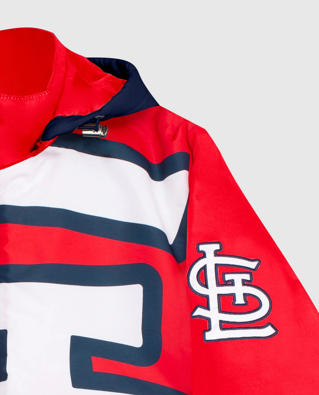 Chaqueta de Nylon con Capucha y Cremallera Completa de los St. Louis Cardinals